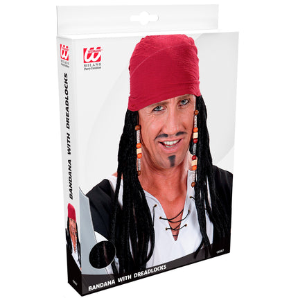 Widmann SRL Piraten pruik Pirates of Caribbean