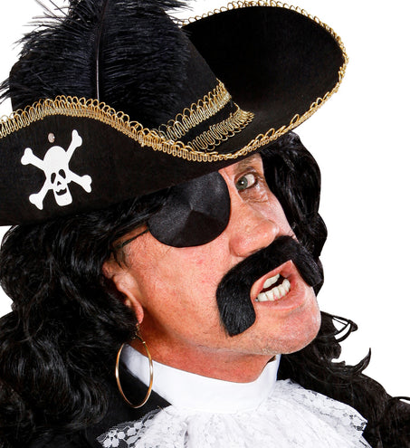 Widmann SRL Piraten snor nep met ooglap