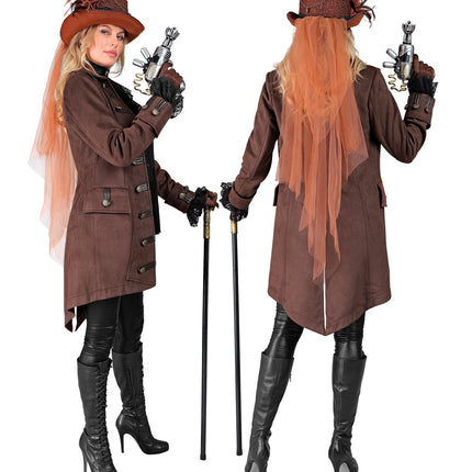 Widmann SRL Piraten/ steampunkjas voor dames
