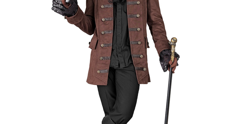 Widmann SRL Piraten/ steampunkjas voor heren