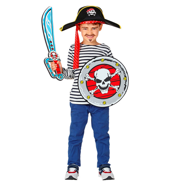 Widmann SRL Piraten zwaard met schild