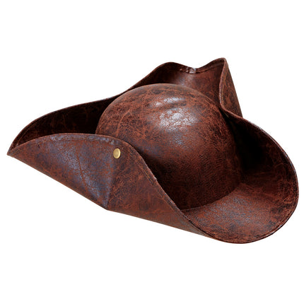 Widmann SRL Piratenhoed driesteek bruin