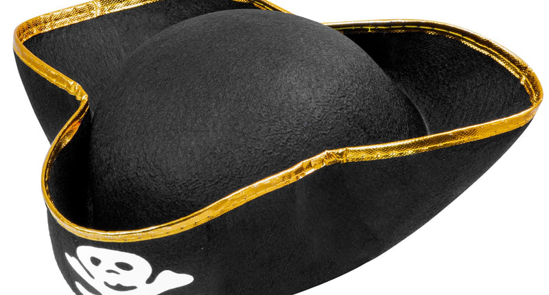 Widmann SRL Piratenhoed met gouden rand