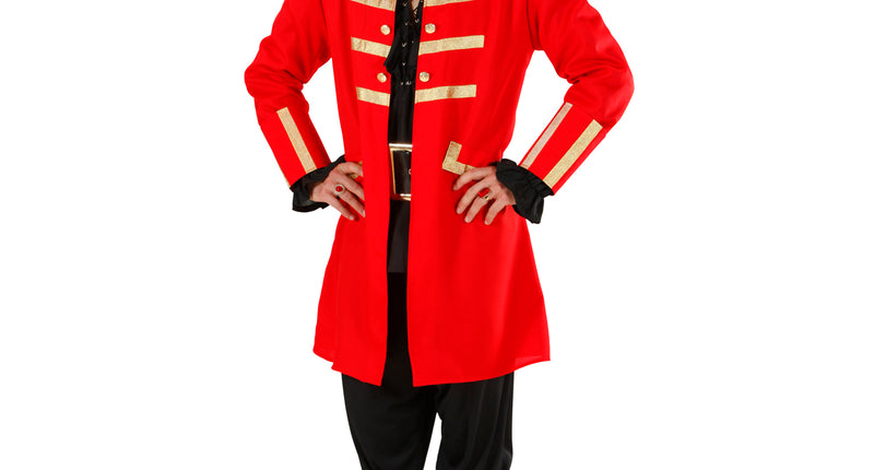 Widmann SRL Piratenjas kapitein Haak in rood