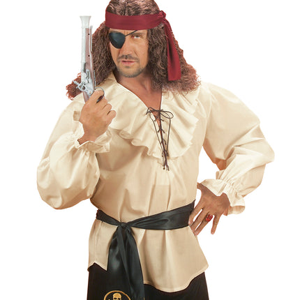 Widmann SRL Piratenshirt beige boeren shirt