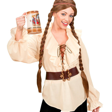 Widmann SRL Piratenshirt dames beige