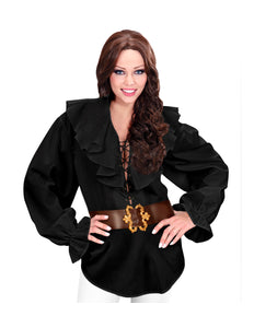 Widmann SRL Piratenshirt dames zwart