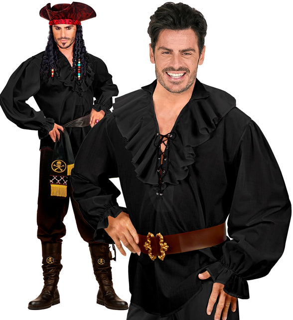 Widmann SRL Piratenshirt zwart Danny