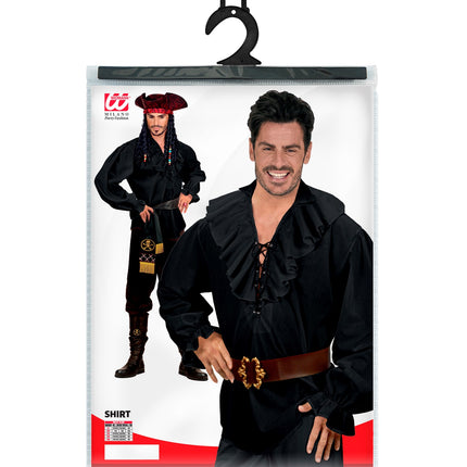 Widmann SRL Piratenshirt zwart Danny