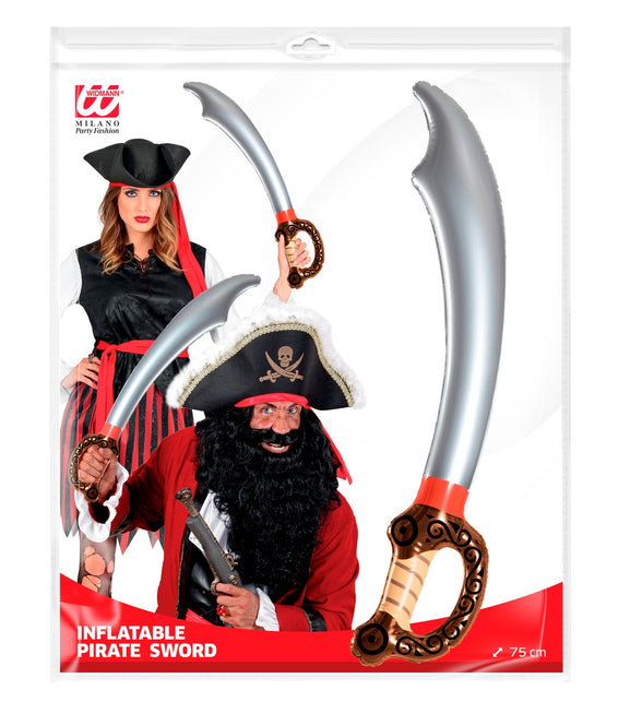 Widmann SRL Piratenzwaard opblaasbaar 75cm
