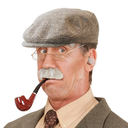 Widmann SRL Platte boeren muts bruin