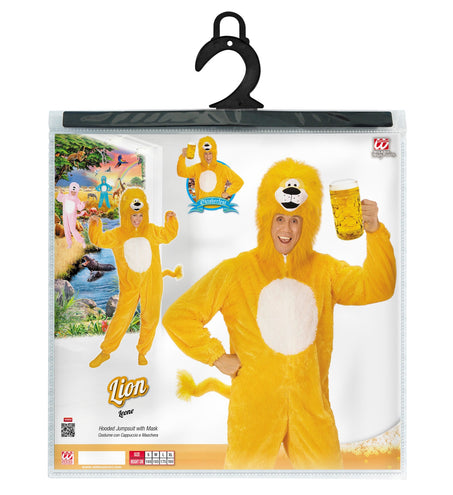 Widmann SRL Pluche gele Leeuwenpakken