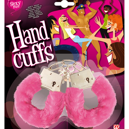 Widmann SRL Pluche handboeien roze