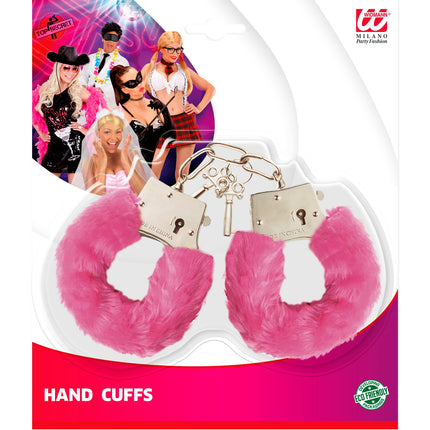 Widmann SRL Pluche handboeien roze