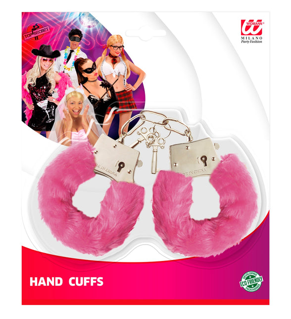 Widmann SRL Pluche handboeien roze
