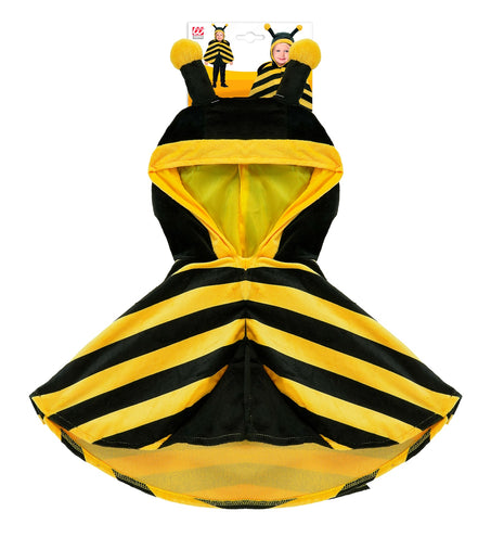 Widmann SRL Pluche poncho met muts bij