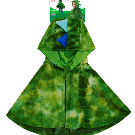 Widmann SRL Pluche poncho met muts dino