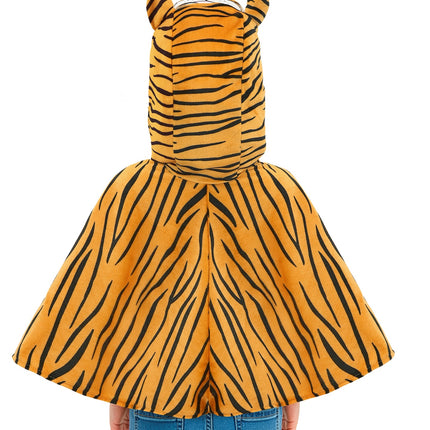 Widmann SRL Pluche poncho met muts tijger