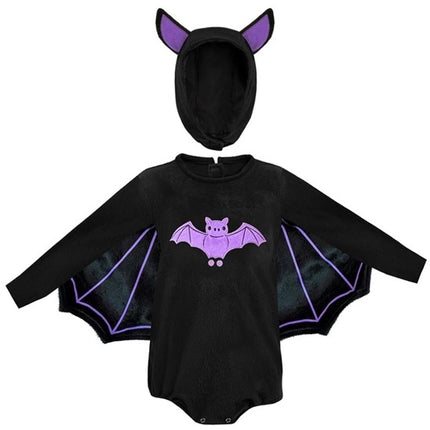 Widmann SRL Pluche vleermuis kostuum Yara kind