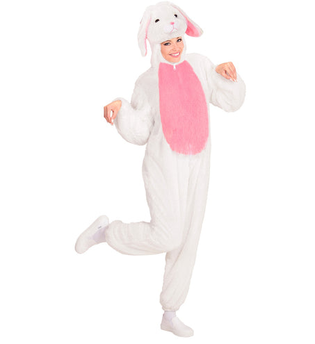 Widmann SRL Pluche wit konijnen pak