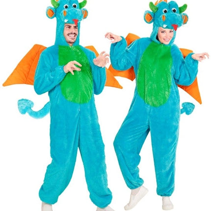 Widmann SRL Plushe draken kostuum Drake