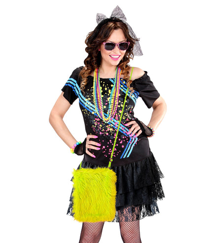 Widmann SRL Plushe Handtas Neon Geel