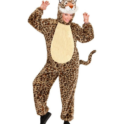 Widmann SRL Plushe luipaard kostuum Leo
