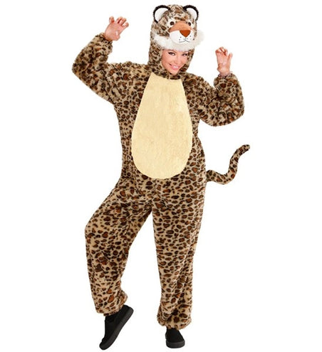 Widmann SRL Plushe luipaard kostuum Leo