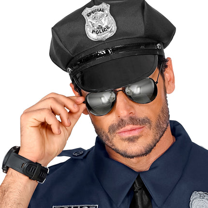 Widmann SRL Politie bril zwart