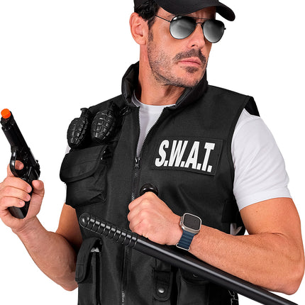 Widmann SRL Politieknuppel zwart wapenstok ME