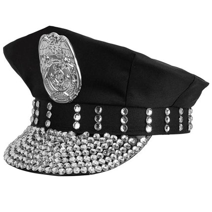 Widmann SRL Politiepet met strass Tess