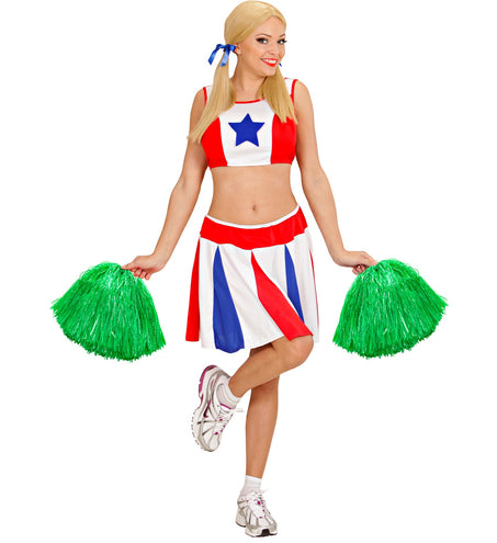 Widmann SRL pom pom luxe uitvoering groen