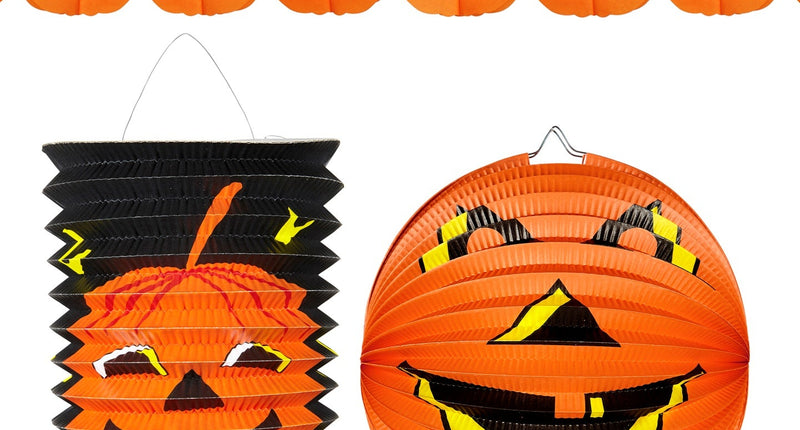 Widmann SRL Pompoen decoratie slinger 3 delig