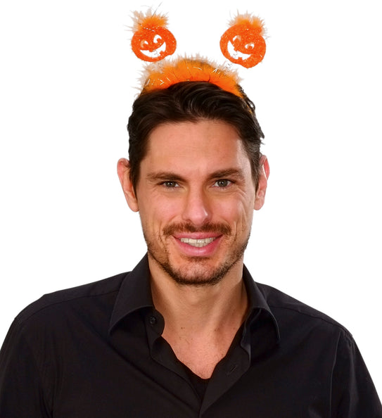 Widmann SRL Pompoen haarband oranje