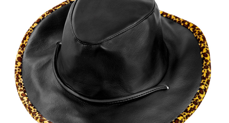 Widmann SRL Pooier hoed Dandy cowboy met print