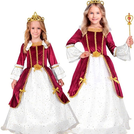 Widmann SRL Prinses rood kostuum Luuke kinderen