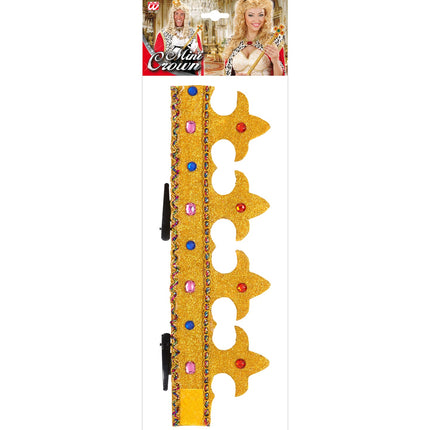 Widmann SRL Prinsessen koningin kroon goud Alicia