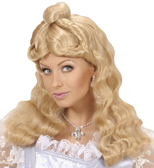 Widmann SRL Prinsessenpruik blond dames