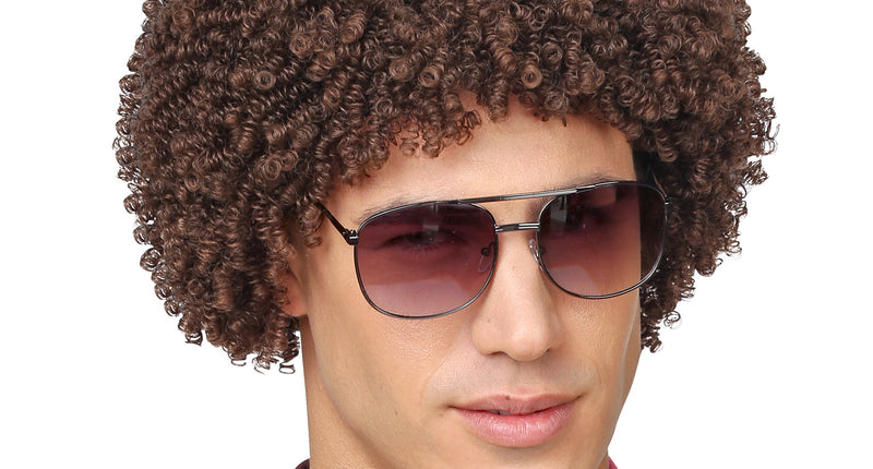 Widmann SRL Pruik 70'S Levi bruin