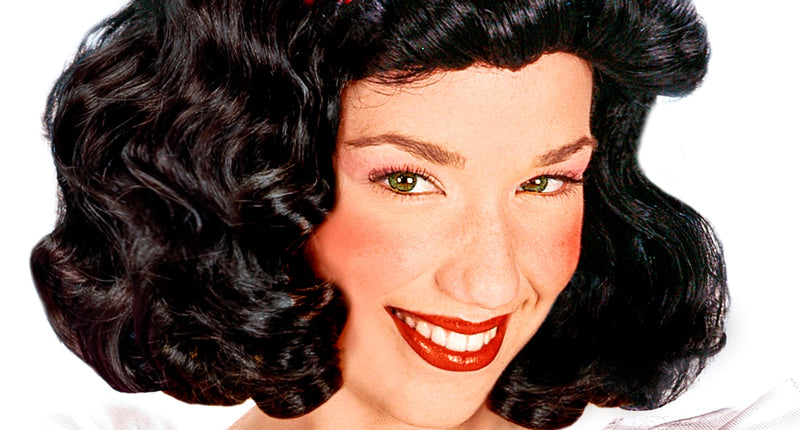 Widmann SRL Pruik Bianca Met Lint (In Plastic Zak)