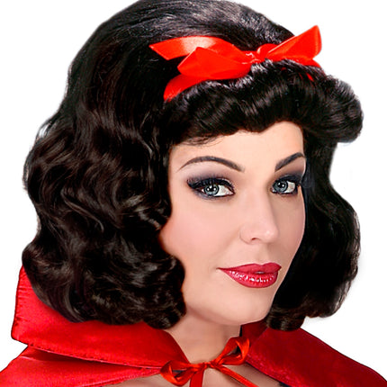 Widmann SRL Pruik Bianca Met Lint (In Plastic Zak)