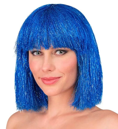 Widmann SRL Pruik blits blauw Maud