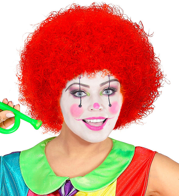 Widmann SRL pruik clown rood