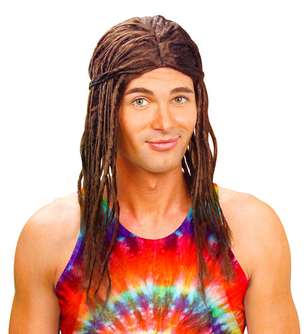 Widmann SRL Pruik, Dreadlocks Bruin