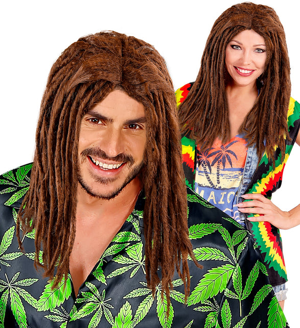 Widmann SRL Pruik, Dreadlocks Bruin