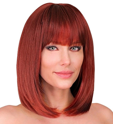 Widmann SRL Pruik droomhaar Layla donker rood