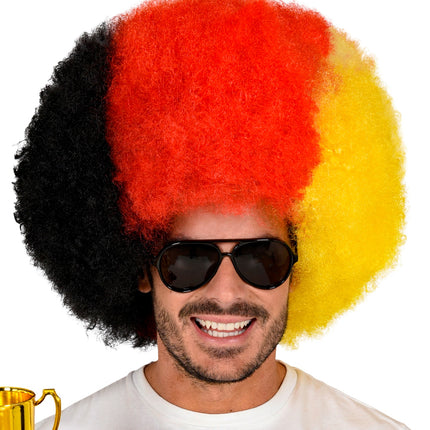 Widmann SRL Pruik Duitsland zwart rood geel