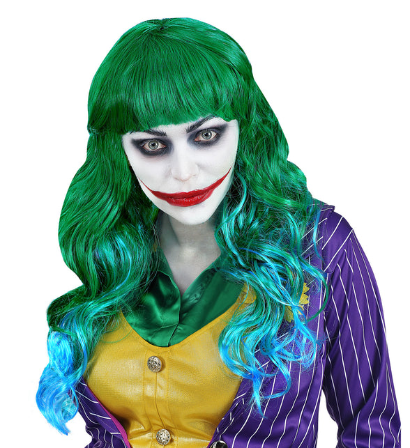 Widmann SRL Pruik Evil joker lang haar