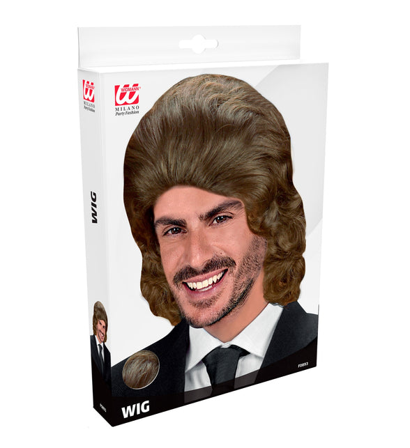 Widmann SRL pruik frankie bruin in doos