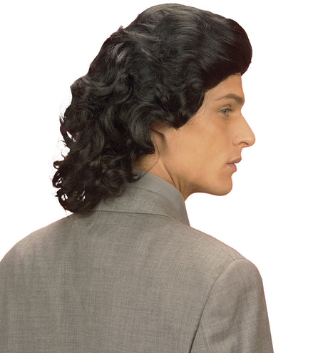 Widmann SRL pruik frankie zwart in doos